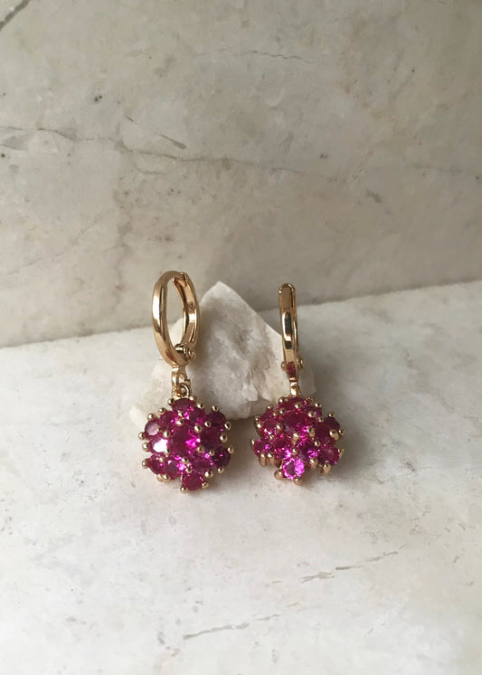 Baby Magenta Hoops